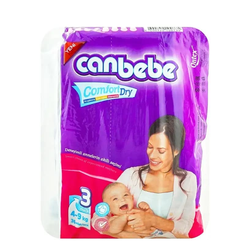 Canbebe Comfort Dry Midi Size 3 (Standard - 36 Pcs)