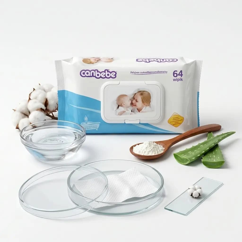 Canbebe Baby Wipes Fragrance Free (64 Wipes)
