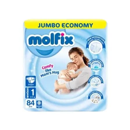 Molfix Newborn Diapers 84 Pcs
