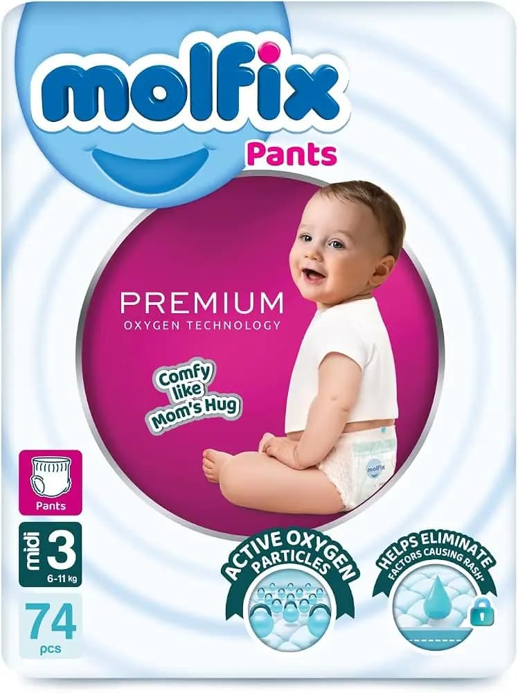 Molfix Size 3 Midi Mega Pack 74 Pcs
