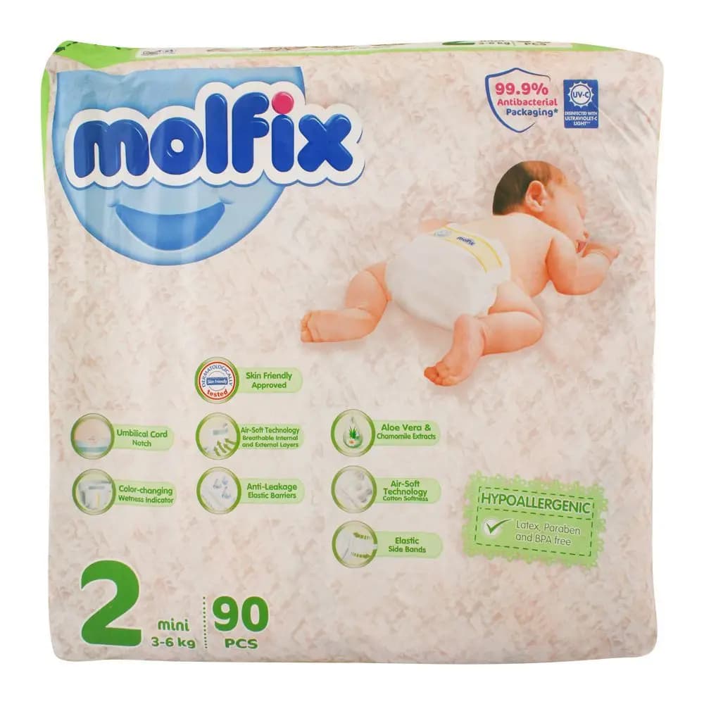 Molfix Size 2 Mini Mega Pack 90 Pcs
