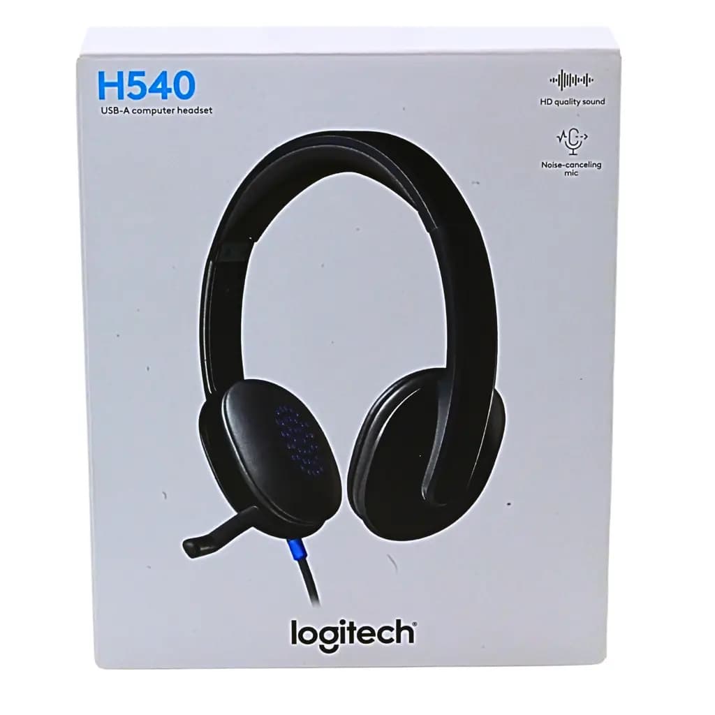 Buy Logitech USB Wired Headset H540 with HD stereo sound and a comfortable wear design. 