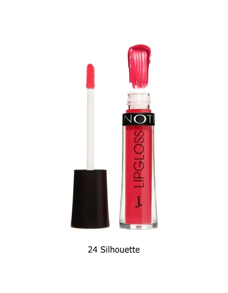 J. NOTE Hydra Color Lip Gloss made with argan oil, cocoa butter and vitamin E.