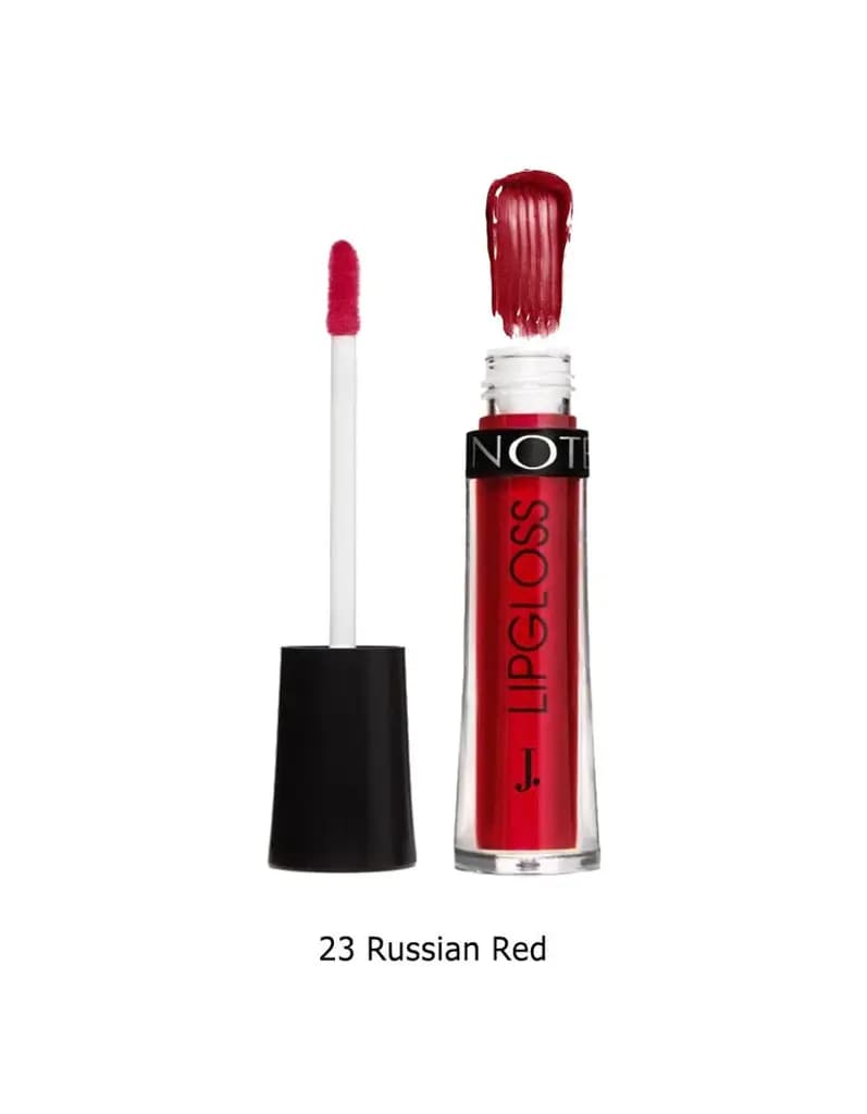 J. NOTE Hydra Color Lip Gloss made with argan oil, cocoa butter and vitamin E.