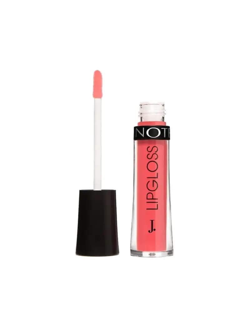 J. NOTE Hydra Color Lip Gloss made with argan oil, cocoa butter and vitamin E.