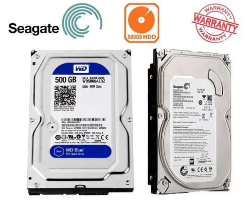 500 GB Western Digital (WD) Seagate hard drive