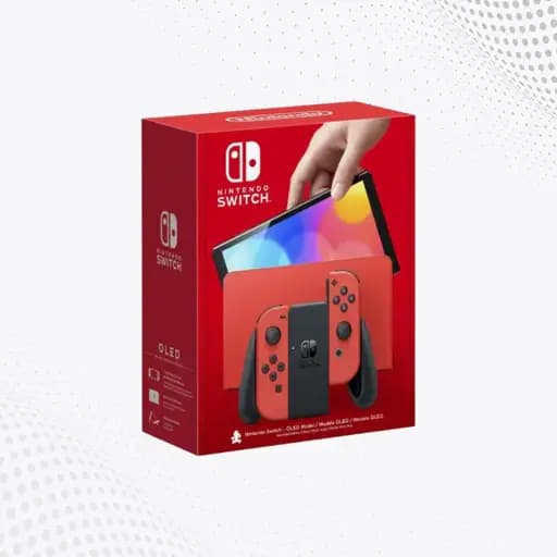 Nintendo Switch oled -Merio Red Edition.