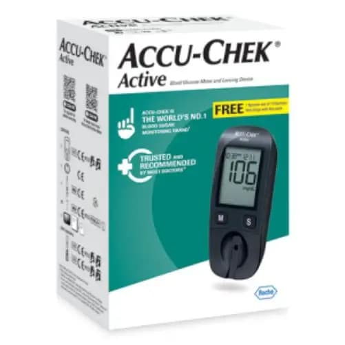 Accu Check Active Sugar Monitoring Kit.