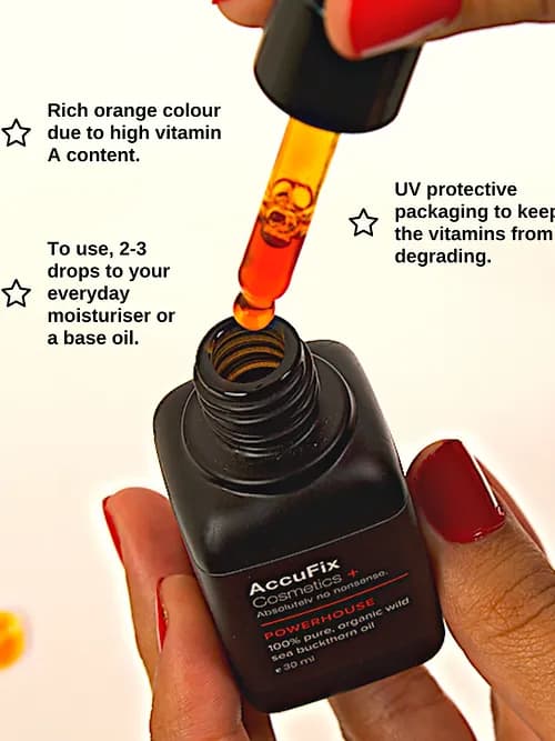 100% Pure, Organic Wild Sea Buckthorn Oil