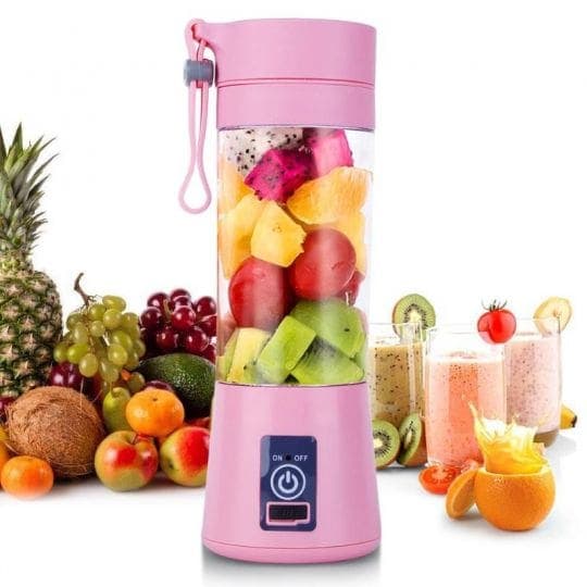 6 Blades 400Ml Mini Juicer Rechargeable
