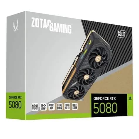 ZOTAC GAMING GeForce RTX 5080 16 GB SOLID OC