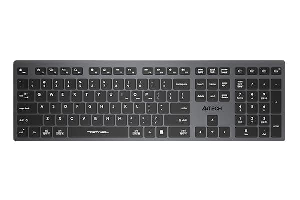 A4Tech FBX50C Bluetooth & 2.4G Wireless Keyboard Grey