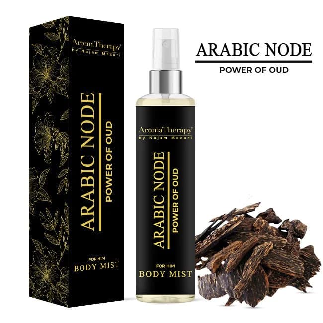 Arabic Node Natural Body Mist - Made With OUD - Perfect Aroma For You!!