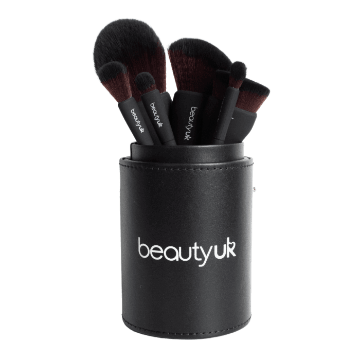 BeautyUK Cosmetic Brush Set & Holder