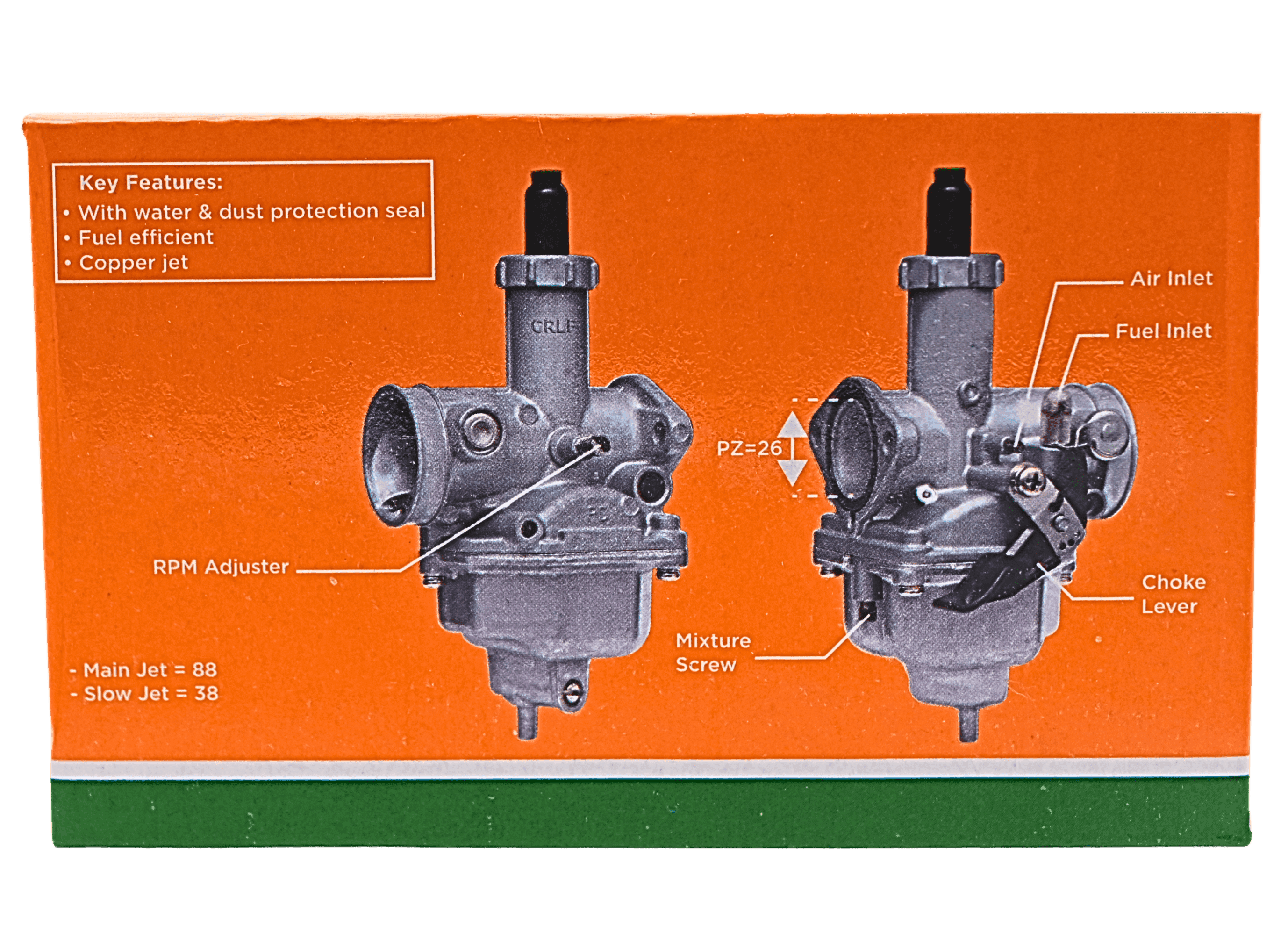 Crown Motorcycles Carburetor