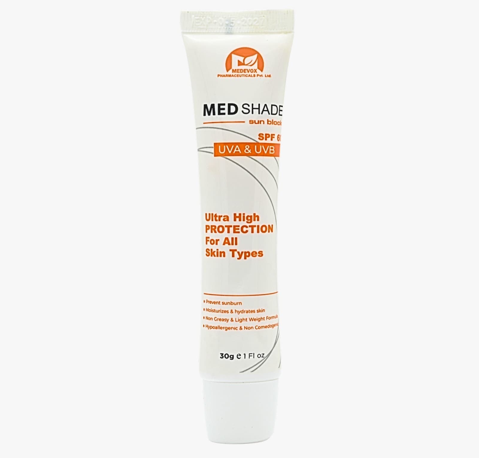 Med Shade Sun Block SPF-60