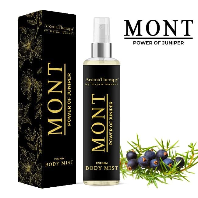 Mont Natural Body Mist - Made With Juniper - Aroma That Defines You!!