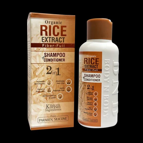 Organic Rice Extract Shampoo + Conditioner